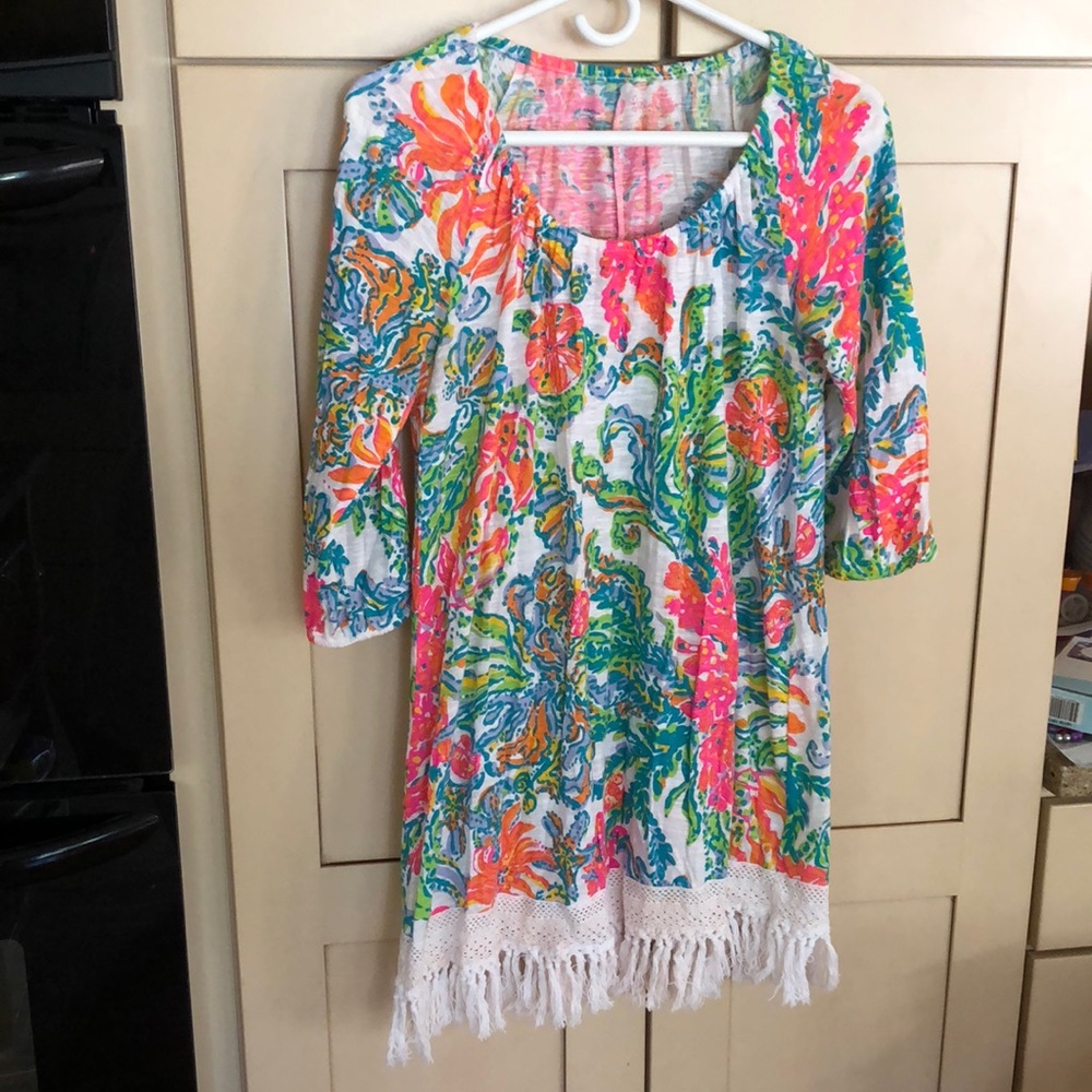 Beautiful Lilly Pulitzer size XS 100% cotton dress
